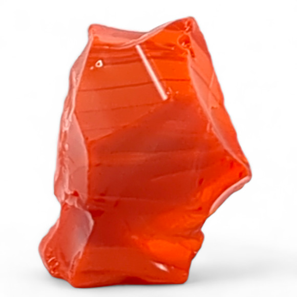 Amberina Ruby Swirl Art Glass Cullet Opaque #4S102 - Picture 1 of 6